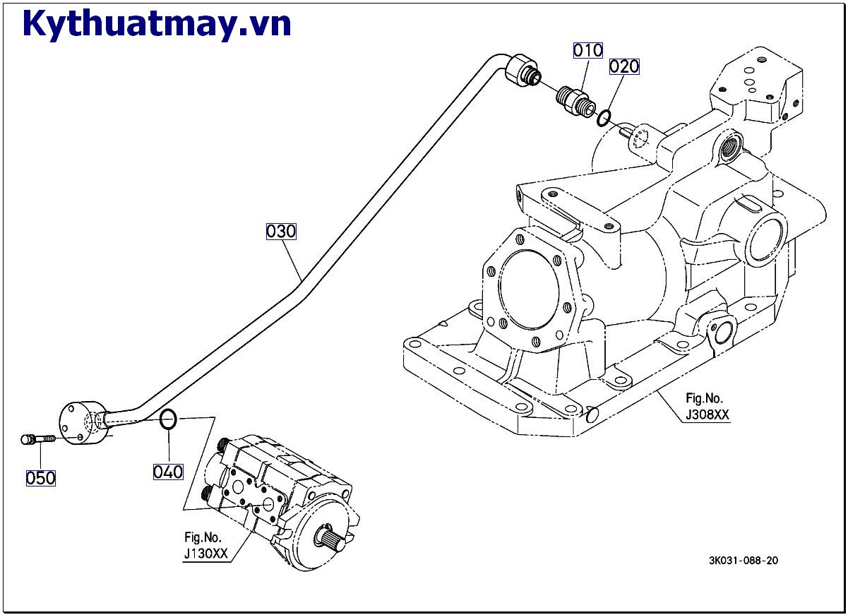 Đường đầu thủy lực phân phối